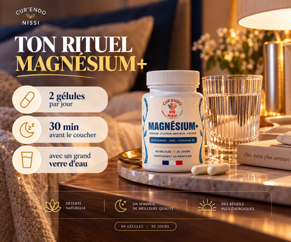 MAGNÉSIUM+ - Magnésium bisglycinate, Zinc & Vitamine B6