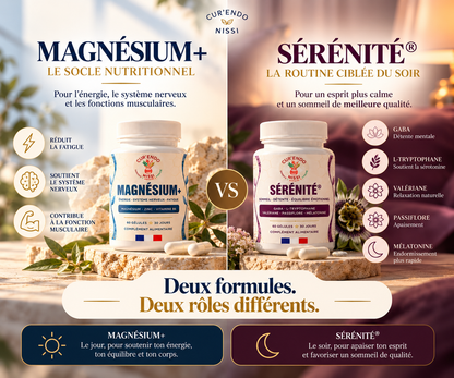 MAGNÉSIUM+ - Magnésium bisglycinate, Zinc & Vitamine B6