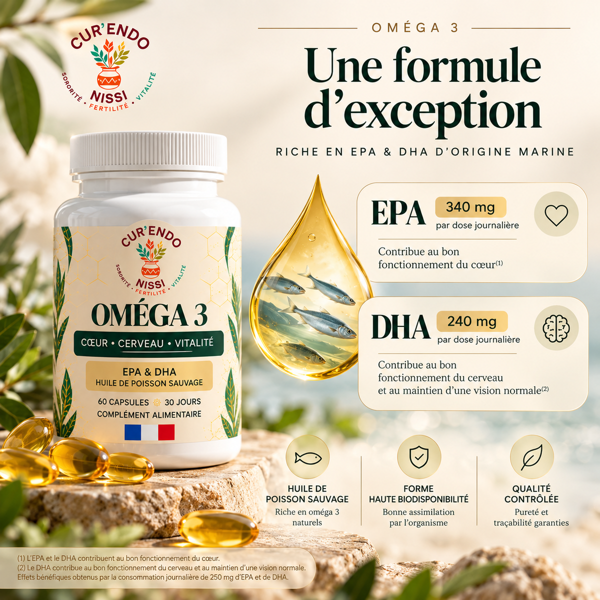 OMÉGA 3 EPAX® — EPA & DHA | Cœur & cerveau