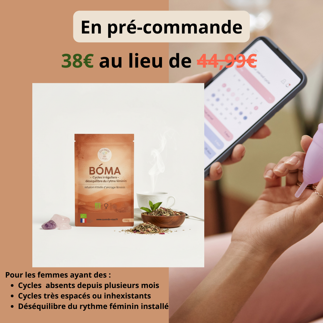 BÓMA – Infusion naturelle d’ancrage du rythme féminin