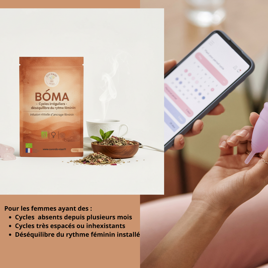 BÓMA – Infusion naturelle d’ancrage du rythme féminin